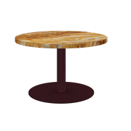 Burgundy Halo Coffee Table
